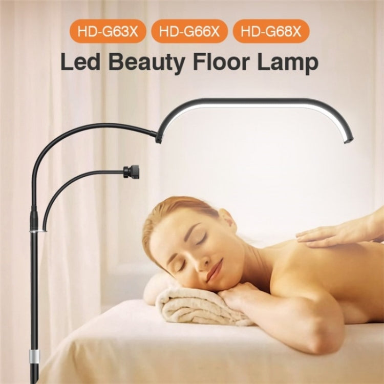 HD-G63X Floor Standing Remote Dimming LED Moon Lamp Manicure Eyelash Beauty Lamp(UK Plug) by buy2fix
