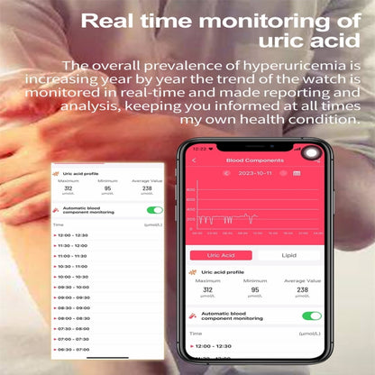 ET470 1.39 inch Color Screen Smart Watch Leather Strap, Support Bluetooth Call / ECG(Brown) by buy2fix