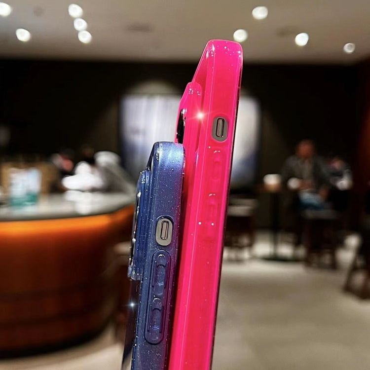 For iPhone 16 Pro Jelly Glitter Solid Color TPU Phone Case(Pink) by buy2fix