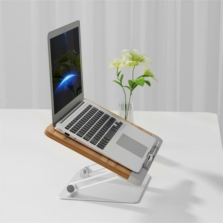 BG-2S Height Adjustable Laptop Holder ABS + Aluminum Alloy Desktop Book Stand for Reading by buy2fix