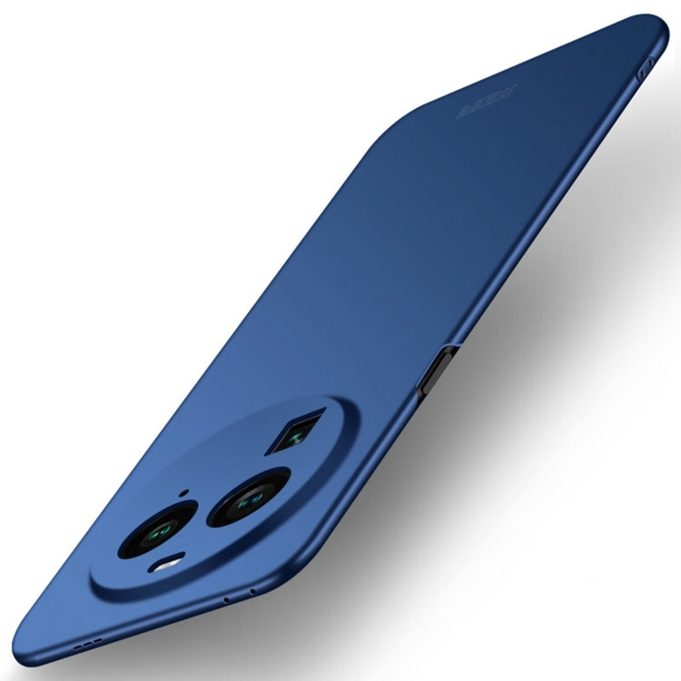 For OPPO Find X6 MOFI Micro-Frosted PC Ultra-thin Hard Phone Case(Blue) by MOFI