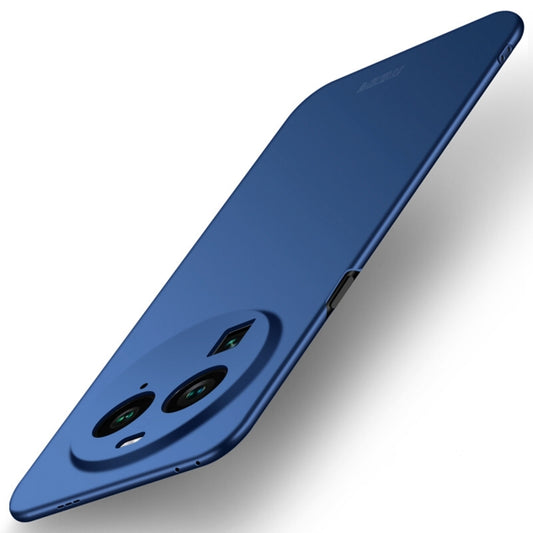 For OPPO Find X6 MOFI Micro-Frosted PC Ultra-thin Hard Phone Case(Blue) by MOFI
