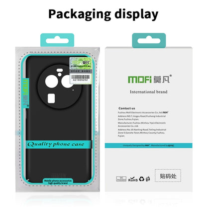 For OPPO Find X6 MOFI Micro-Frosted PC Ultra-thin Hard Phone Case(Black) by MOFI