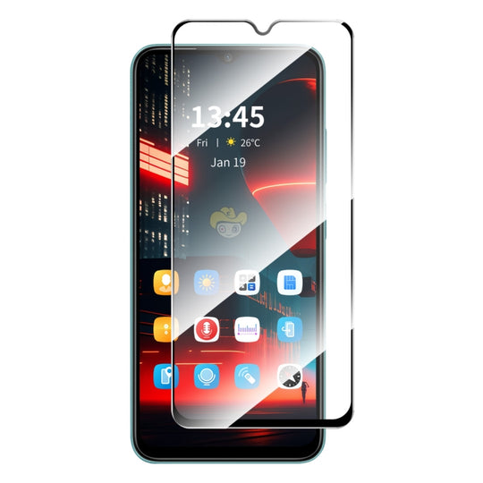 For vivo Y35 4G / 5G ENKAY Full Glue High Aluminum-silicon Tempered Glass Film
