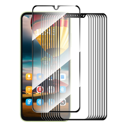 For vivo S10e 10pcs ENKAY Full Glue High Aluminum-silicon Tempered Glass Film