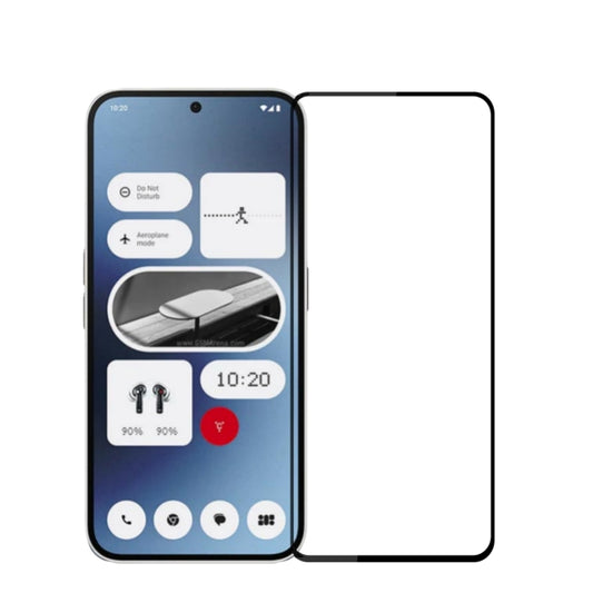 For Nothing Phone 2a MOFI 9H 2.5D Full Screen Tempered Glass Film(Black) - Nothing Tempered Glass by MOFI | Online Shopping UK | buy2fix