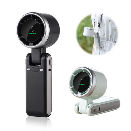 ENKAY Hat-Prince 3600mAh Battery Max 8H Cooling times Foldable Neck Turbo Fan with Digital Display(Black) by ENKAY