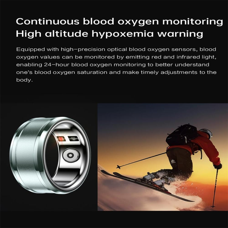 R3 SIZE 23 Smart Ring, Support Heart Rate / Blood Oxygen / Sleep Monitoring(Gold) by buy2fix