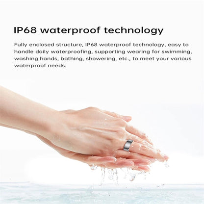 R3 SIZE 23 Smart Ring, Support Heart Rate / Blood Oxygen / Sleep Monitoring(Blue) by buy2fix