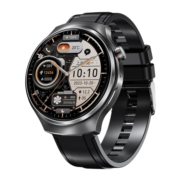 V16 1.46 inch Color Screen Smart Watch, Support Bluetooth Call / Heart Rate Monitoring(Black) by buy2fix