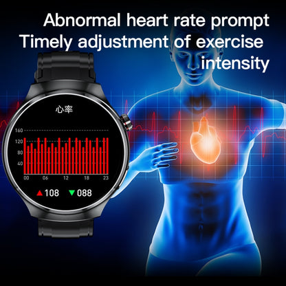 V16 1.46 inch Color Screen Smart Watch, Support Bluetooth Call / Heart Rate Monitoring(Black) by buy2fix