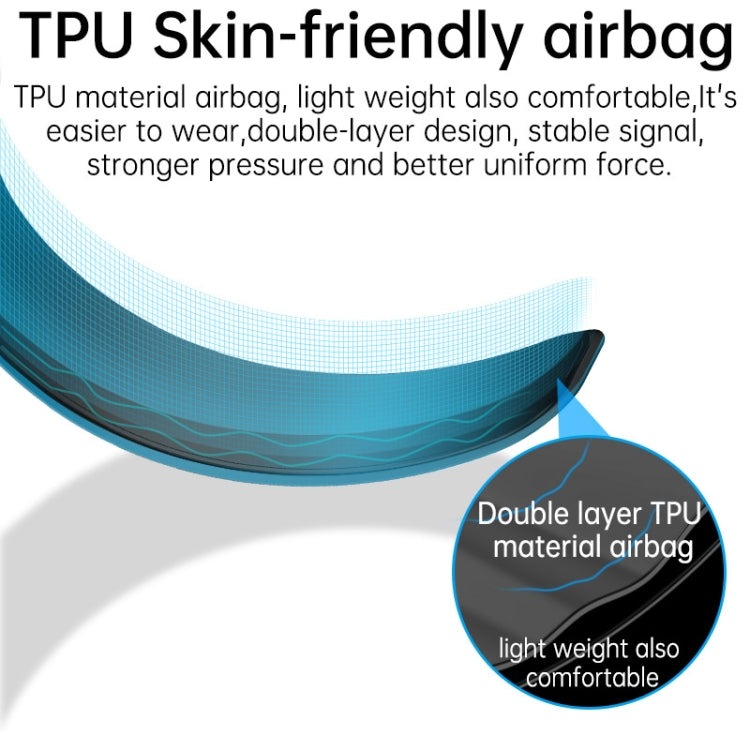 P70 1.3 inch Color Screen Smart Watch, Support Accurate Air Pump Blood Pressure / ECG(Black) by buy2fix