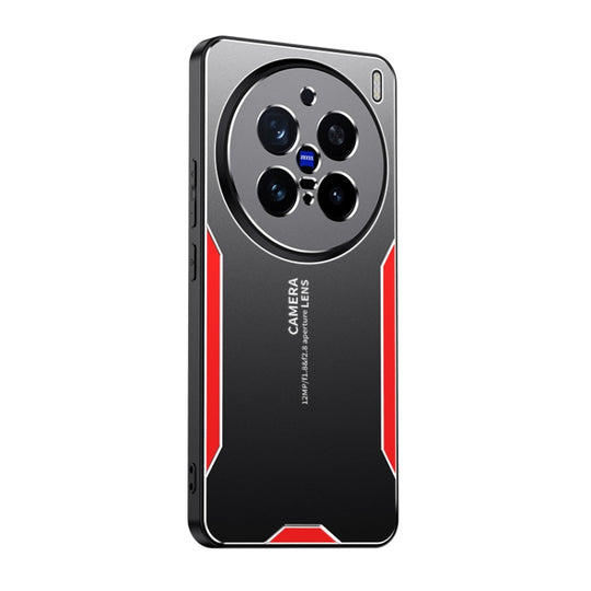 For vivo X200 Pro Blade Series TPU Hybrid Metal Phone Case(Red)