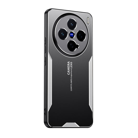 For vivo X200 Pro mini Blade Series TPU Hybrid Metal Phone Case(Silver)