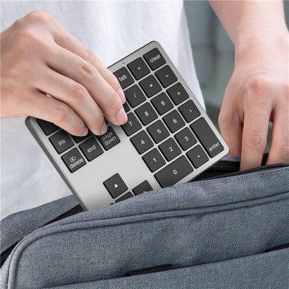 K-35 Computer Laptop Keyboard 35-Keys Tablet Accessories Bluetooth Keypad(Black Gray) by buy2fix