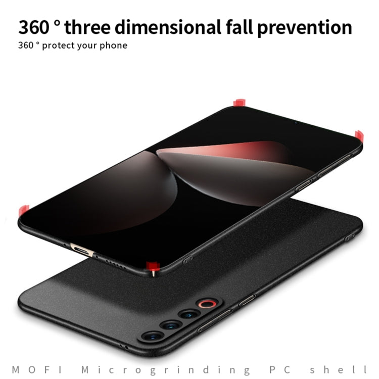 For Meizu 21 Pro MOFI Fandun Series Frosted PC Ultra-thin All-inclusive Phone Case(Gray) - More Brand by MOFI | Online Shopping UK | buy2fix