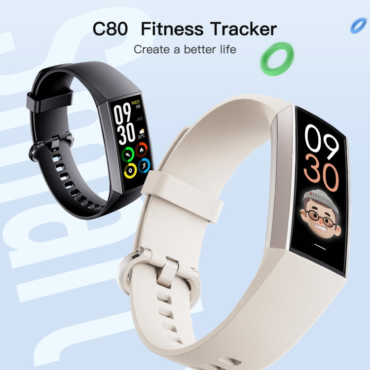 C80 IP67 Waterproof Smart Bracelet Sport Fitness Tracker(Black) by buy2fix