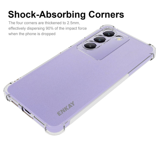 For OPPO Reno11 F 5G Global ENKAY Hat-Prince Transparent TPU Shockproof Phone Case - OPPO Cases by ENKAY | Online Shopping UK | buy2fix
