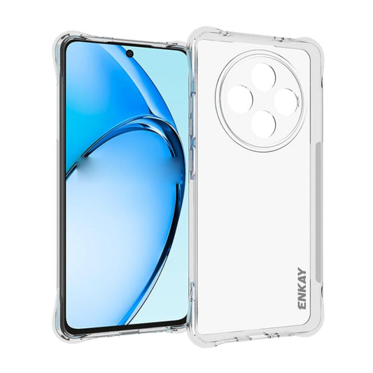 For OPPO Reno12 F 5G Global ENKAY Hat-Prince Transparent TPU Shockproof Phone Case - OPPO Cases by ENKAY | Online Shopping UK | buy2fix