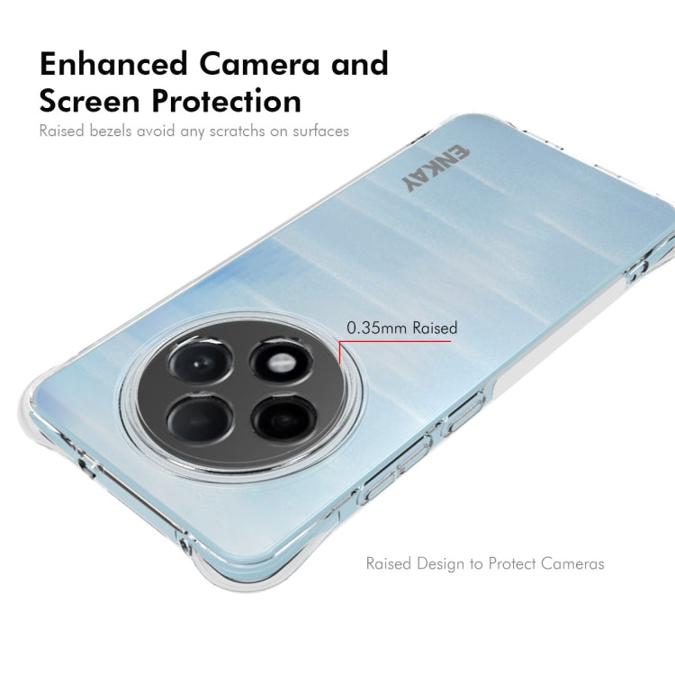 For OPPO Reno12 F 5G Global ENKAY Hat-Prince Transparent TPU Shockproof Phone Case - OPPO Cases by ENKAY | Online Shopping UK | buy2fix