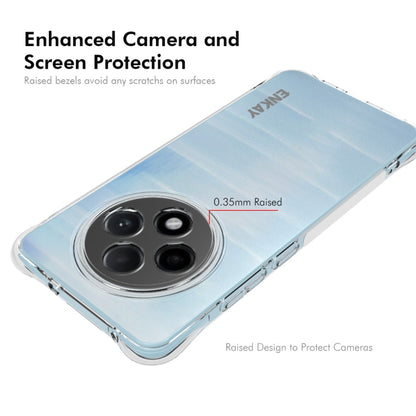 For OPPO Reno12 F 5G Global ENKAY Hat-Prince Transparent TPU Shockproof Phone Case - OPPO Cases by ENKAY | Online Shopping UK | buy2fix