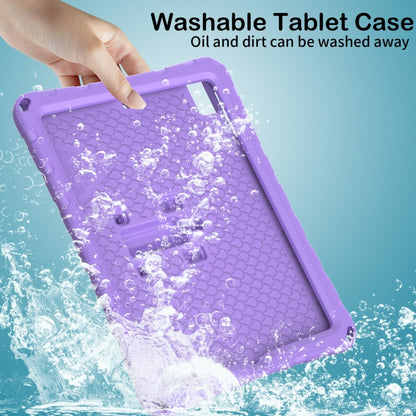For iPad 10.2 2021 / 2020 / 2019 Butterfly Bracket EVA Shockproof Tablet Case(Light Purple) - iPad 10.2 Cases by buy2fix | Online Shopping UK | buy2fix