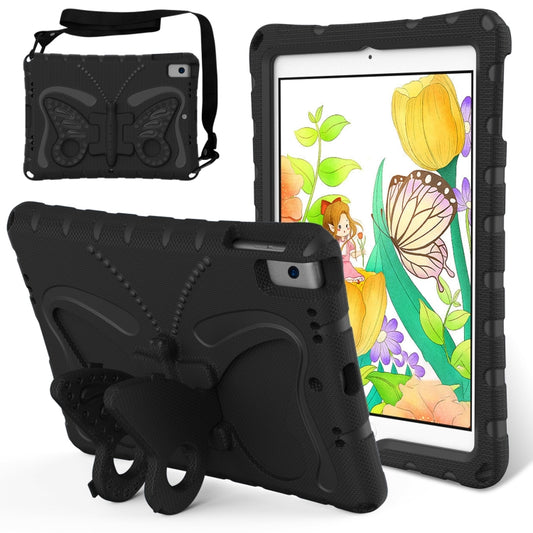For iPad 10.2 2021 / 2020 / 2019 Butterfly Bracket EVA Shockproof Tablet Case(Black) - iPad 10.2 Cases by buy2fix | Online Shopping UK | buy2fix