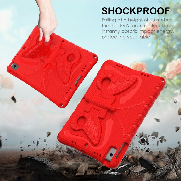 For iPad 10.2 2021 / 2020 / 2019 Butterfly Bracket EVA Shockproof Tablet Case(Red) - iPad 10.2 Cases by buy2fix | Online Shopping UK | buy2fix