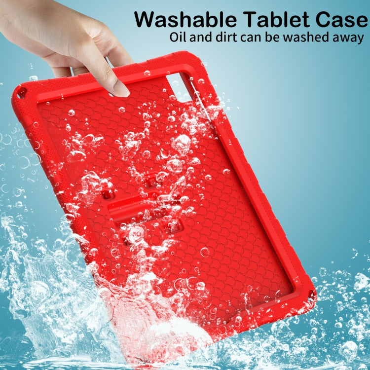 For iPad 10.2 2021 / 2020 / 2019 Butterfly Bracket EVA Shockproof Tablet Case(Red) - iPad 10.2 Cases by buy2fix | Online Shopping UK | buy2fix
