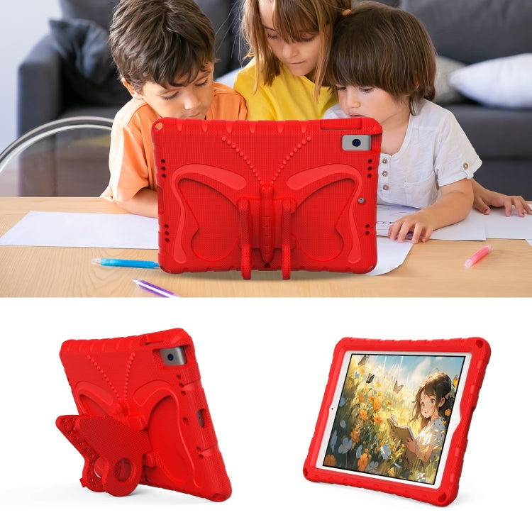 For iPad 10.2 2021 / 2020 / 2019 Butterfly Bracket EVA Shockproof Tablet Case(Red) - iPad 10.2 Cases by buy2fix | Online Shopping UK | buy2fix