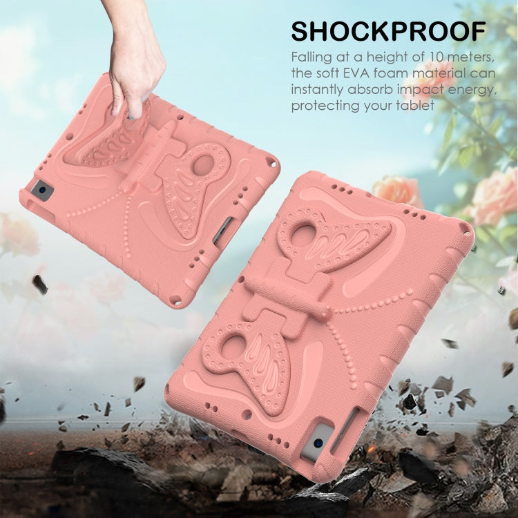 For iPad Air 3 / 10.5 2019 Butterfly Bracket EVA Shockproof Tablet Case(Pink Orange) - iPad 10.2 Cases by buy2fix | Online Shopping UK | buy2fix
