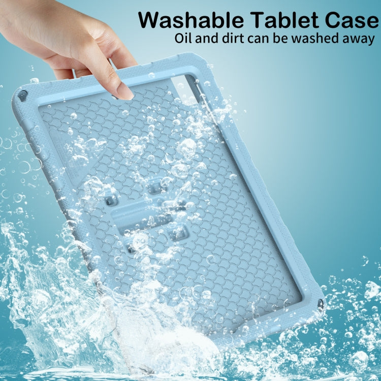 For iPad Air 3 / 10.5 2019 Butterfly Bracket EVA Shockproof Tablet Case(Light Blue) - iPad 10.2 Cases by buy2fix | Online Shopping UK | buy2fix