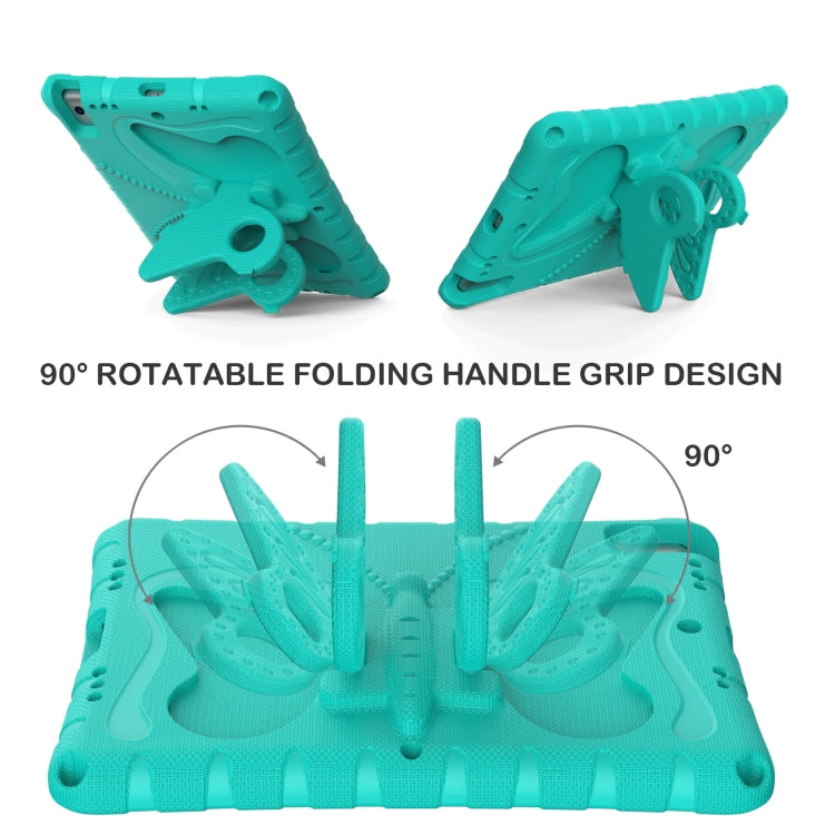 For iPad Air 3 / 10.5 2019 Butterfly Bracket EVA Shockproof Tablet Case(Mint Green) - iPad 10.2 Cases by buy2fix | Online Shopping UK | buy2fix