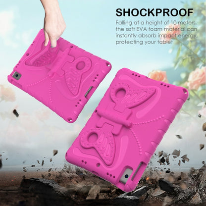 For iPad Air 3 / 10.5 2019 Butterfly Bracket EVA Shockproof Tablet Case(Rose Red) - iPad 10.2 Cases by buy2fix | Online Shopping UK | buy2fix