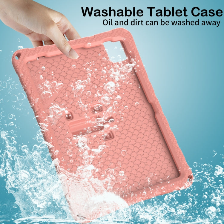 For iPad 2025 / 2022 Butterfly Bracket EVA Shockproof Tablet Case(Pink Orange) - iPad 2025 / 2022 Cases by buy2fix | Online Shopping UK | buy2fix