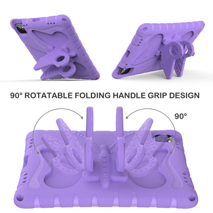 For iPad 2025 / 2022 Butterfly Bracket EVA Shockproof Tablet Case(Light Purple) - iPad 2025 / 2022 Cases by buy2fix | Online Shopping UK | buy2fix