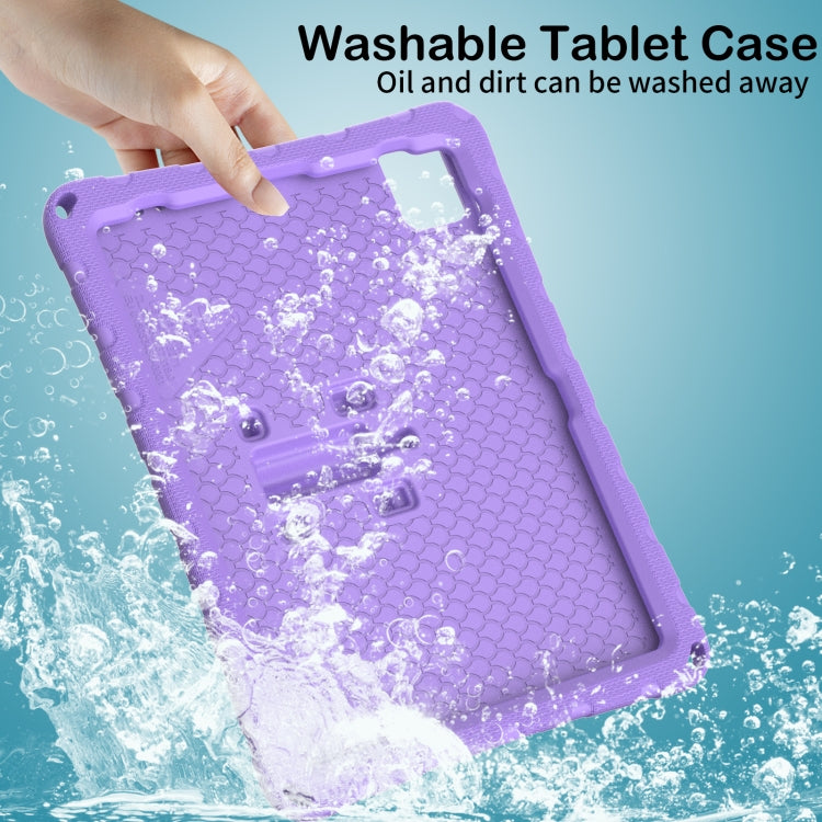 For iPad 2025 / 2022 Butterfly Bracket EVA Shockproof Tablet Case(Light Purple) - iPad 2025 / 2022 Cases by buy2fix | Online Shopping UK | buy2fix