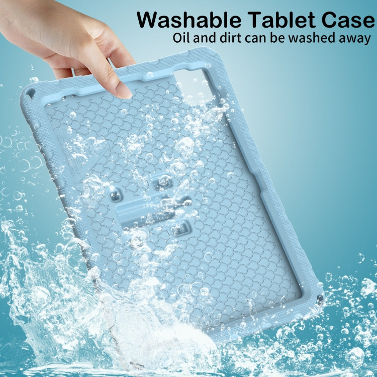 For iPad 2025 / 2022 Butterfly Bracket EVA Shockproof Tablet Case(Light Blue) - iPad 2025 / 2022 Cases by buy2fix | Online Shopping UK | buy2fix