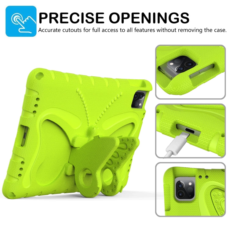 For iPad 2025 / 2022 Butterfly Bracket EVA Shockproof Tablet Case(Grass Green) - iPad 2025 / 2022 Cases by buy2fix | Online Shopping UK | buy2fix