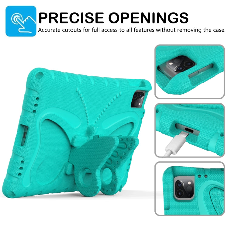 For iPad 2025 / 2022 Butterfly Bracket EVA Shockproof Tablet Case(Mint Green) - iPad 2025 / 2022 Cases by buy2fix | Online Shopping UK | buy2fix