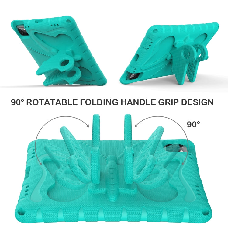 For iPad 2025 / 2022 Butterfly Bracket EVA Shockproof Tablet Case(Mint Green) - iPad 2025 / 2022 Cases by buy2fix | Online Shopping UK | buy2fix