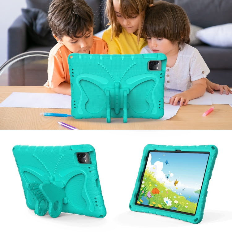 For iPad 2025 / 2022 Butterfly Bracket EVA Shockproof Tablet Case(Mint Green) - iPad 2025 / 2022 Cases by buy2fix | Online Shopping UK | buy2fix