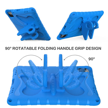 For iPad Pro 11 2022/2021 Butterfly Bracket EVA Shockproof Tablet Case(Blue) - iPad Pro 11 (2022/2021) Cases by buy2fix | Online Shopping UK | buy2fix