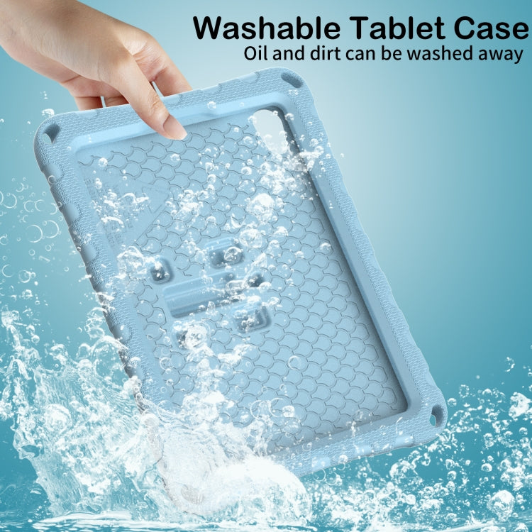 For iPad mini 6 / mini 2024 Butterfly Bracket EVA Shockproof Tablet Case(Light Blue) - iPad mini 6 Cases by buy2fix | Online Shopping UK | buy2fix