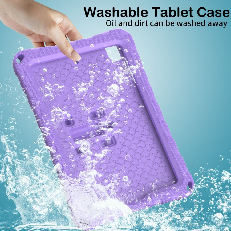 For iPad mini 1/2/3/4/5 Butterfly Bracket EVA Shockproof Tablet Case(Light Purple) - iPad mini (2019) / mini 5 Cases by buy2fix | Online Shopping UK | buy2fix