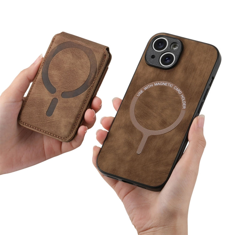 For iPhone 7 / 8 / SE 2022 Retro Splitable Magnetic Stand Card Bag Leather Phone Case(Brown) - iPhone SE 2022 / 2020 / 8 / 7 Cases by buy2fix | Online Shopping UK | buy2fix