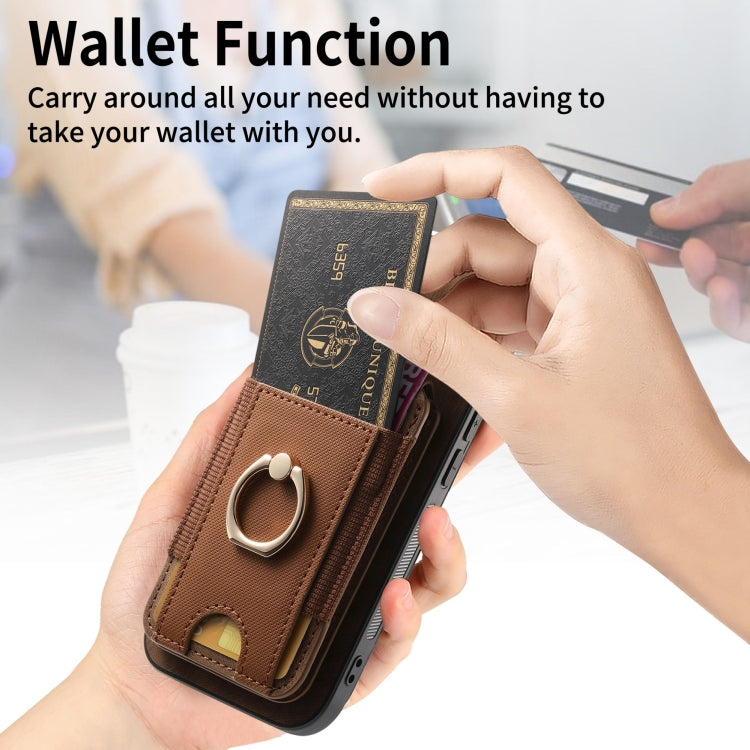 For iPhone 7 / 8 / SE 2022 Retro Splitable Magnetic Stand Card Bag Leather Phone Case(Brown) - iPhone SE 2022 / 2020 / 8 / 7 Cases by buy2fix | Online Shopping UK | buy2fix