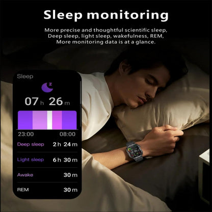 QX11 1.96 inch Color Screen Smart Watch Steel Strap Support Bluetooth Call(Silver) by buy2fix