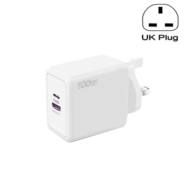 USB 67W / PD 33W Super fast Charging Full Protocol Mobile Phone Charger, UK Plug(White) by buy2fix