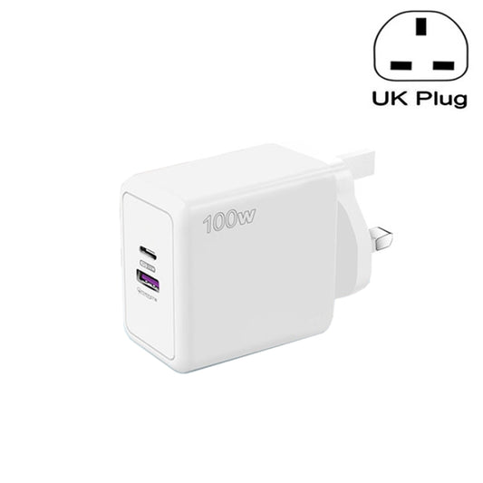 USB 67W / PD 33W Super fast Charging Full Protocol Mobile Phone Charger, UK Plug(White) by buy2fix